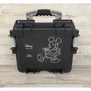 INVICTA WATCH CASE TRAVEL STORAGE MICKEY MOUSE BLACK H100654